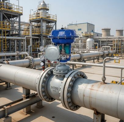 Vanne de régulation pneumatique chinoise avec positionneur de vanne Masoneilan SVI1000G SVI1000 PR G IM SVY et régulateur Asco pour GPL