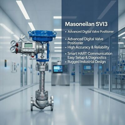 Nouveau positionneur de soupape numérique Masoneilan SVI3 en acier inoxydable avec certification EAC