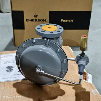 Emerson Fisher Types 1098-EGR et 1098H-EGR Ventilateur réducteur de pression de gaz piloté avec stock pour chaudière haute performance