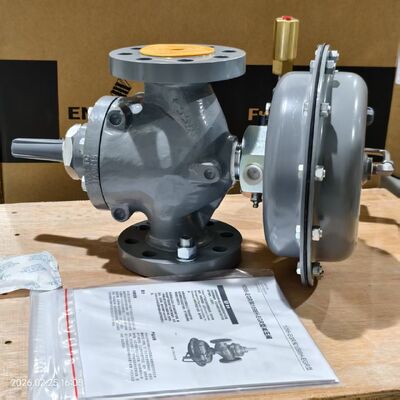 Fisher Regulator 1190 Vanne de couverture de gaz basse pression Vanne de réduction de pression pilotée pour montage sur skid