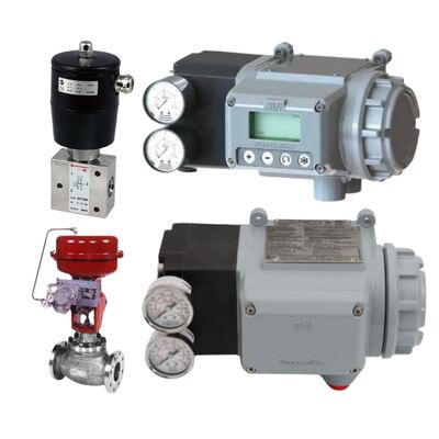 Positionneur de vanne numérique Masoneilan SVI3-31111210 HART 7 à simple effet avec diagnostics en ligne, équipé d'une électrovanne NORGREN série 24100. Protocole conçu pour les milieux gazeux industriels