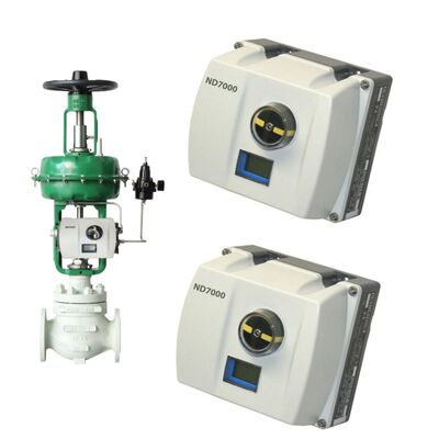 Valve de commande pneumatique à un seul siège Lanlin avec positionneur de soupape intelligent de la série ND7000 de Valmet Me-tso Neles