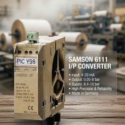 Convertisseur I/P SAMSON 6111 Convertisseur Électropneumatique Convertisseur de Signal Courant Pression