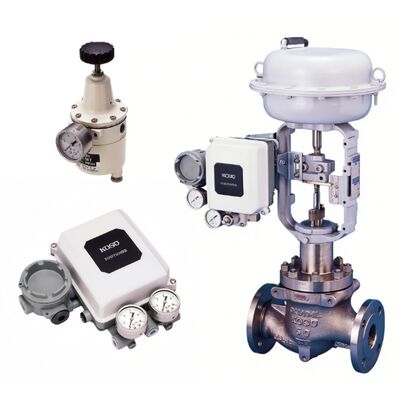 KOSO 510D Vanne de régulation à manchon guidé EP800 Positionneur PRF300 Régulateur filtre gaz huile pipeline industriel