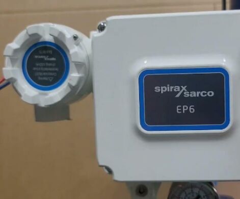New Pneumatic Spiraxsarco Control Valve and Samson 3730-3 Controller and Electro-Pneumatic Positioner EP6SLS1-A and Spiraxsarco SP7