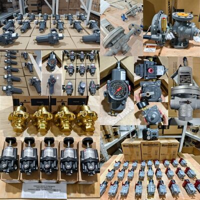 Valve à bille de commande chinoise avec valve de flux-service Positoner Logix 3800 PMV D3 PMV P5/EP5 520MD 3200MD et régulateur Fisher 67cfr