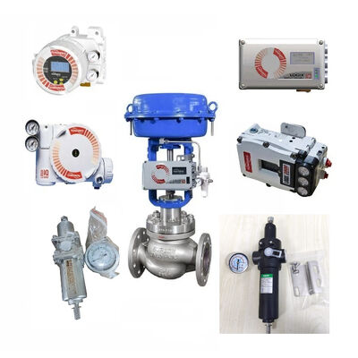 Valve à bille de commande chinoise avec valve de flux-service Positoner Logix 3800 PMV D3 PMV P5/EP5 520MD 3200MD et régulateur Fisher 67cfr