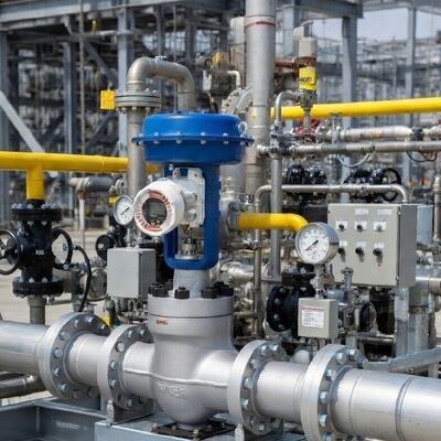 Valve de commande chinoise avec Logix Flowserve Positoner 420 Série 420-47-W1D-10 pour le stock de contrôle de pression de la ligne de pin de pétrole et de gaz