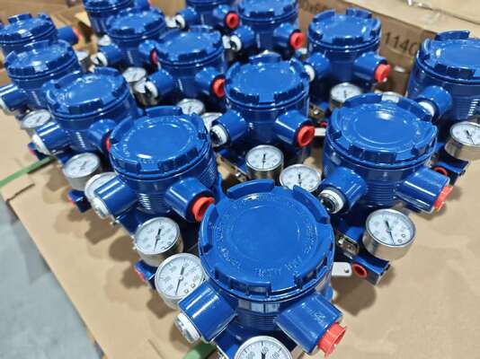 Soupape de commande avec le positionneur intelligent pneumatique de déclencheur et de valve d'Azbil Avp100