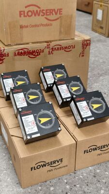 Chinese Valve Flowserve PMV P5 EP5 Valve Positioner F5 Switch Box and Neles B1 Pneumatic Cylinder Actuator Stock Supplier