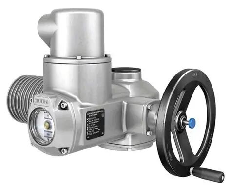 Ventilateur de papillon à triple excentrique avec actionneur électrique de la série AUMA SA SQ pour le contrôle des fluides
