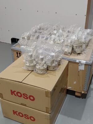 Contrôle électrique CL-523H de valve en acier pneumatique de serrure