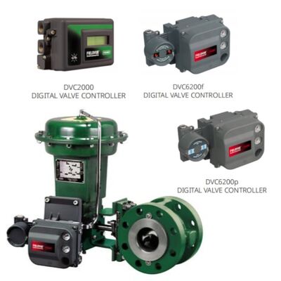 Actionneurs rotatifs Fi Sher 1052 avec positionneur DVC2000 DVC6200 pour pétrole, gaz, chimie, énergie