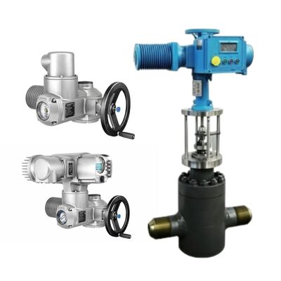 Vanne de régulation multi-tours et multi-ports Wuzhong ATM avec actionneur Auma pour système d'eau de centrale électrique