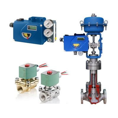 Valve de commande SUPCON avec positionneur de soupape numérique intelligent Foxboro SRD991 et soupape solénoïde ASCO
