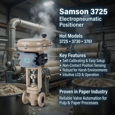 Tout neuf, originaire d'Allemagne, positionneur de soupape électropneumatique Samson 3725 3730-3 3731