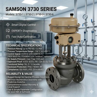 Nouveau SAMSON 3730 positionneur de soupape intelligente 3730-3 3730-4 positionneur 3277 actionneur pneumatique