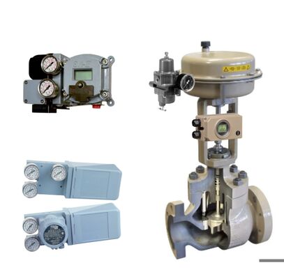 Vanne de commande pneumatique Samson et positionneur de vanne de commande numérique intelligent Masoneilan SVI2 et contrôleur électropneumatique 4700E fiable et Samson 3730-3
