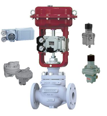 Vanne de commande pneumatique Samson et positionneur de vanne de commande numérique intelligent Masoneilan SVI2 et contrôleur électropneumatique 4700E fiable et Samson 3730-3