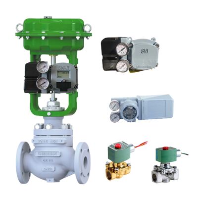 Vanne de commande pneumatique Samson et positionneur de vanne de commande numérique intelligent Masoneilan SVI2 et contrôleur électropneumatique 4700E fiable et Samson 3730-3