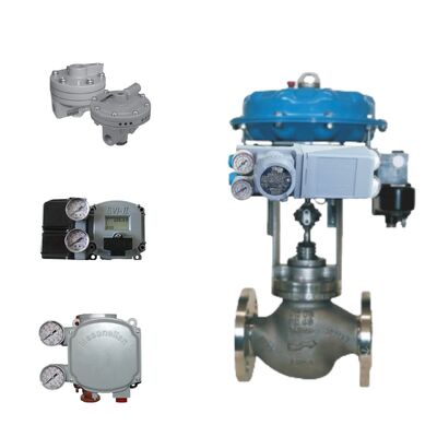 Vanne de commande pneumatique Samson et positionneur de vanne de commande numérique intelligent Masoneilan SVI2 et contrôleur électropneumatique 4700E fiable et Samson 3730-3