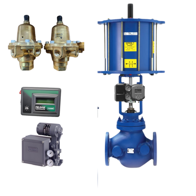 Nouvelle vanne de commande pneumatique fiable Spiraxsarco et régulateur FISH-ER 67DFR et contrôleur DVC2000 3582I et positionneur Masoneilan SVI2