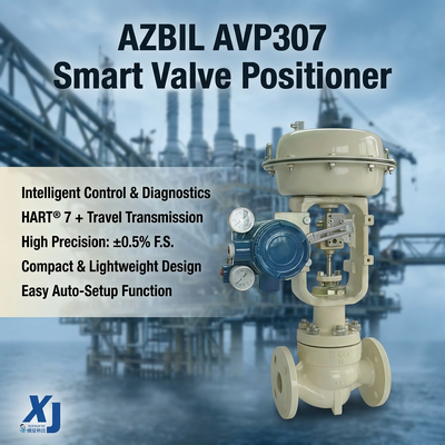 Stock Azbil AVP307 Numérique électro-pneumatique HART positionneur de soupape de commande soupape pilote solénoïde