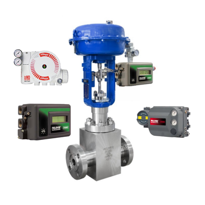 Contrôleur de vanne à bille de commande pneumatique DVC6200 DVC2000 et électrovanne ASCO et positionneur de vanne FLOWSERVE 3200MD 520MD 3800MD