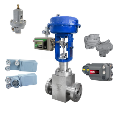 Industrie pétrolière et gazière VALVE Pneumatique de commande et positionneur FISH-ER