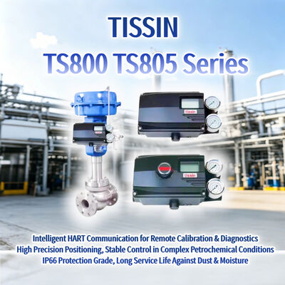 Nouveau Positionneur de vanne intelligent série OEM Tissin TS800 TS805 positionneur de vanne de commande numérique HART