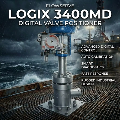 Valve de diaphragme pneumatique personnalisée avec communication HART Protection IP66 et positionneur de vanne de commande intelligente d'entrée 4-20 mA DC