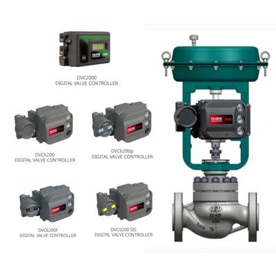Fier FIELDVUE DVC6200 Positionneur de soupape numérique double action avec rétroaction Automatisation industrielle