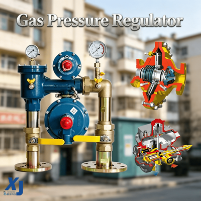 Régulateur de pression de gaz industriel