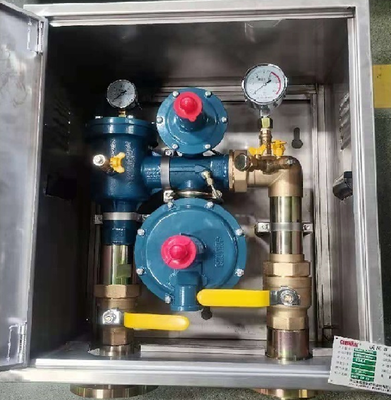 Cabinet de régulation de la pression du filtre à gaz Chine Chunhui contrôles OEM régulateur de contrôle du gaz naturel au niveau du bâtiment