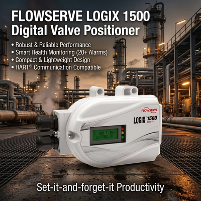 Flowserve PMV D20 Boîte de commutateur de limite contrôleur de soupape HART Communicateur Flowserve Logix 1500 Positionneur de soupape numérique