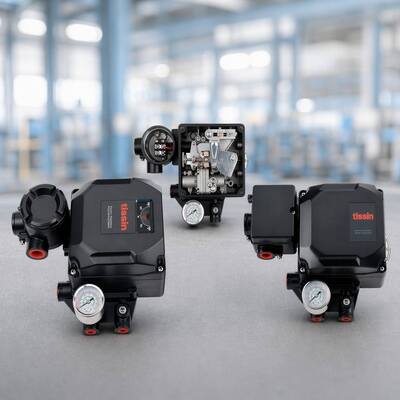 TISSIN TS600R Positionneur de soupape électro-pneumatique rotatif 4 20mA IP66 Contrôle de l'actionneur en aluminium moulé