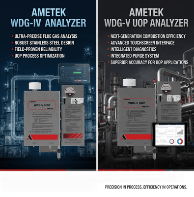 Ametek WDG-IV analyseur UOP Zirconie analyseur de gaz de processus de mesure de l'oxygène analyseur de processus industriel