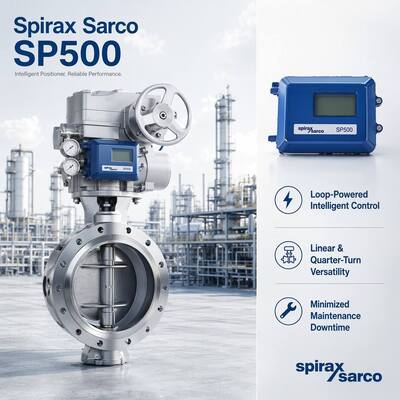 Le tout nouveau positionneur intelligent Spirax Sarco SP500 avec Chongqing Chuanyi Automation