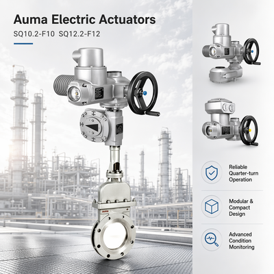 High Performance Industrial Auma Electric Actuators SQ10.2-F10 SQ12.2-F12 Universal Replacement