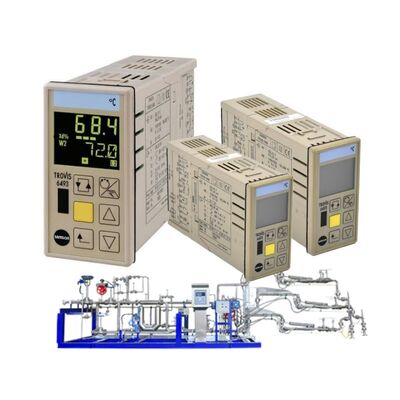 Régulateur de processus électronique SAMSON TROVIS 6493, montage panneau numérique, contrôleur compact