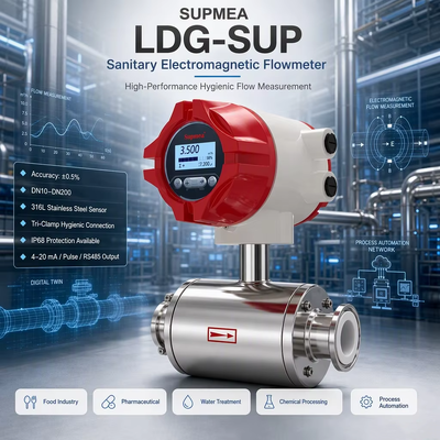 Supmea LDG-SUP LDG-SUP-A100 Électromètre électromagnétique de qualité alimentaire
