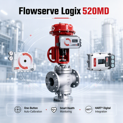 Flowserve Logix 520MD Plus Positionneur numérique HART 4 20mA Actionneur de soupape de commande
