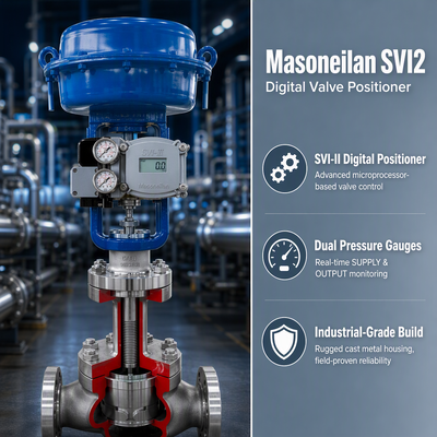 Masoneilan SVI3 véritable positionneur de vanne intelligente pièce de rechange OEM dispositif de contrôle numérique pneumatique