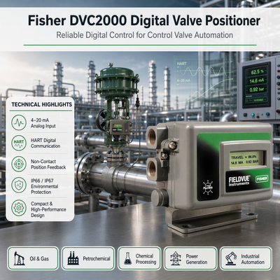 Positionneur de vanne intelligent Fisher Fieldvue DVC2000 neuf Fisher 846 transducteur électropneumatique convertit