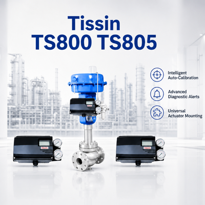Nouveau positionneur de vanne intelligent Tissin série TS800 TS805, positionneur de vanne à commande numérique HART