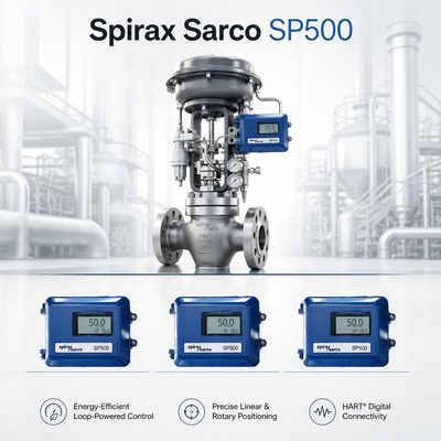 Spirax Sarco SP500 Positionneur de soupape numérique pour système de chaudière à vapeur, supportant la soupape de commande Chongqing Chuanyi