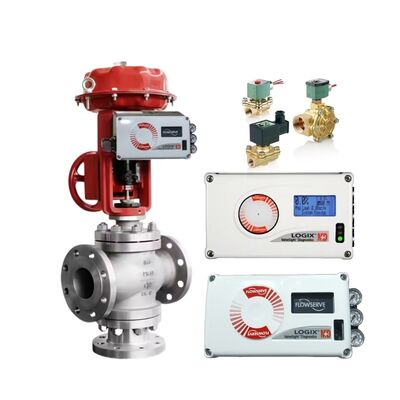 Contrôleur de vanne électropneumatique numérique HART Flowserve Logix 520MD Positionneur de vanne de régulation avec électrovanne Asco
