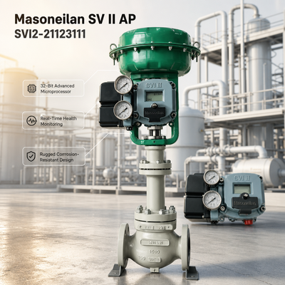 Masoneilan SVI II AP Positionneur de soupape numérique SVI2 21123111 HART Positionneur intelligent Accessoire de soupape pneumatique