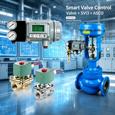 Positionneur de vanne numérique Masoneilan SVI3 HART Diagnostics avancés SmartRecovery Contrôle haute précision