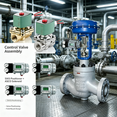 Positionneur de vanne numérique Masoneilan SVI3 HART Diagnostics avancés SmartRecovery Contrôle haute précision